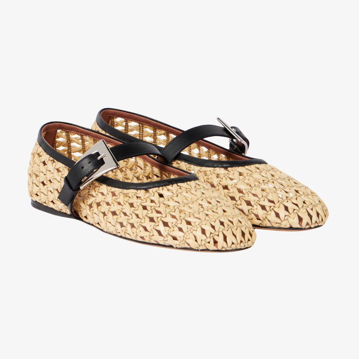 JULIETTE - Luxe Woven Ballet Flats