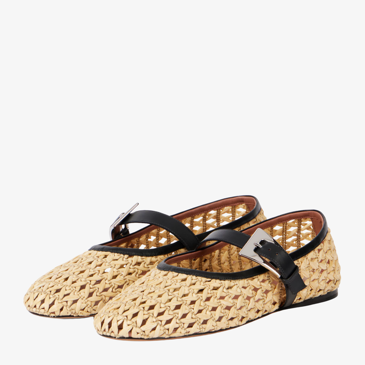 JULIETTE - Luxe Woven Ballet Flats