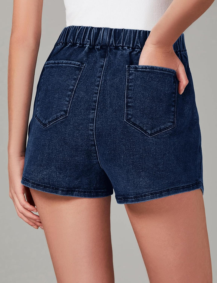 The Denim Wrap Skort