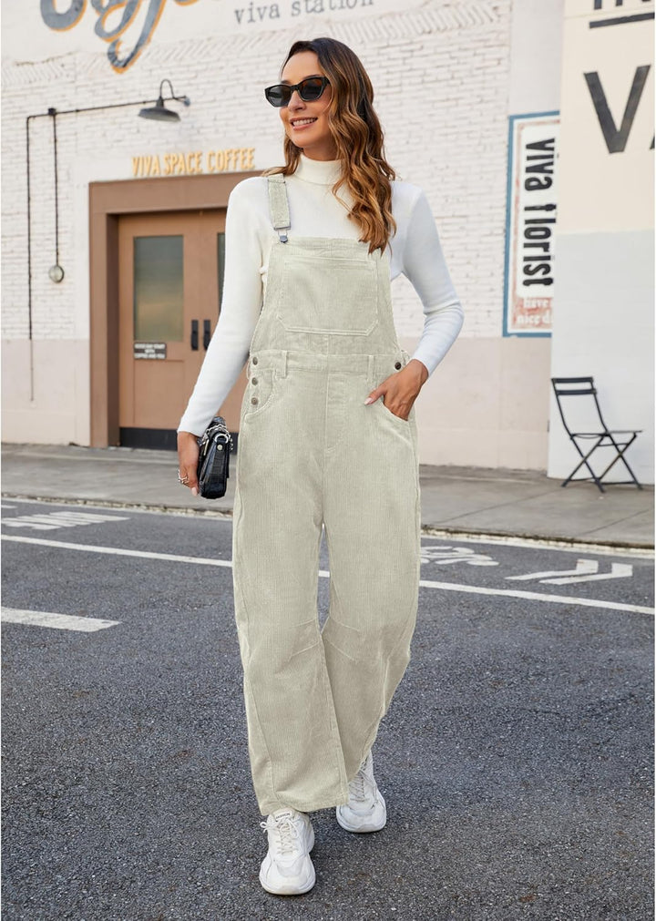 Camille Velours Overalls