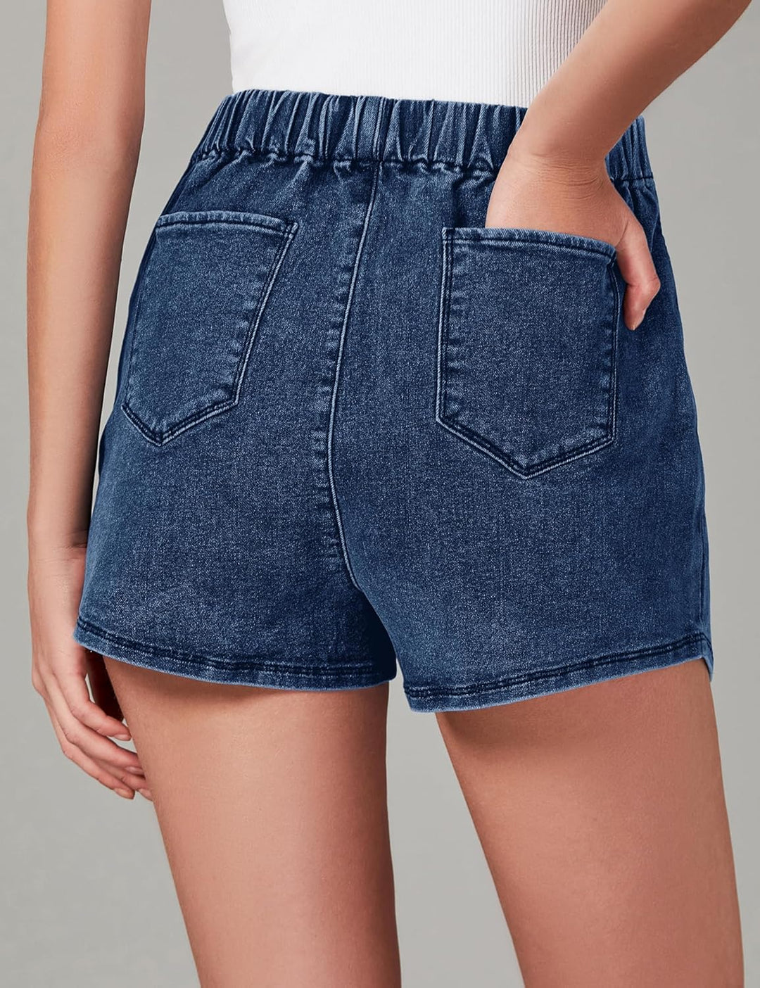 The Denim Wrap Skort