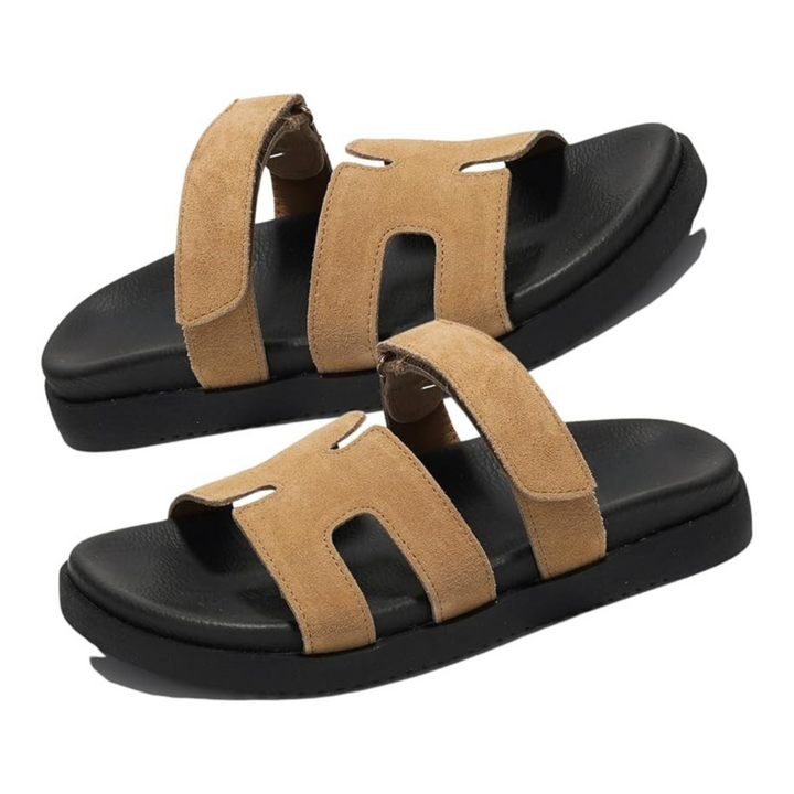 MAYVEN - Leather Slide Sandals
