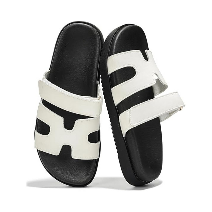 MAYVEN - Leather Slide Sandals