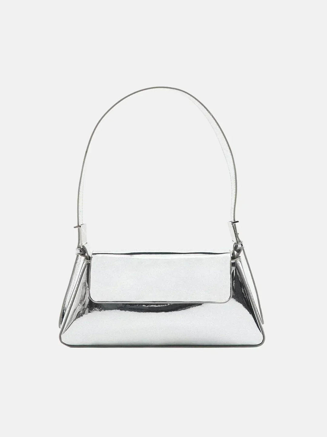 Sophia Metallic Leather Shoulder Bag