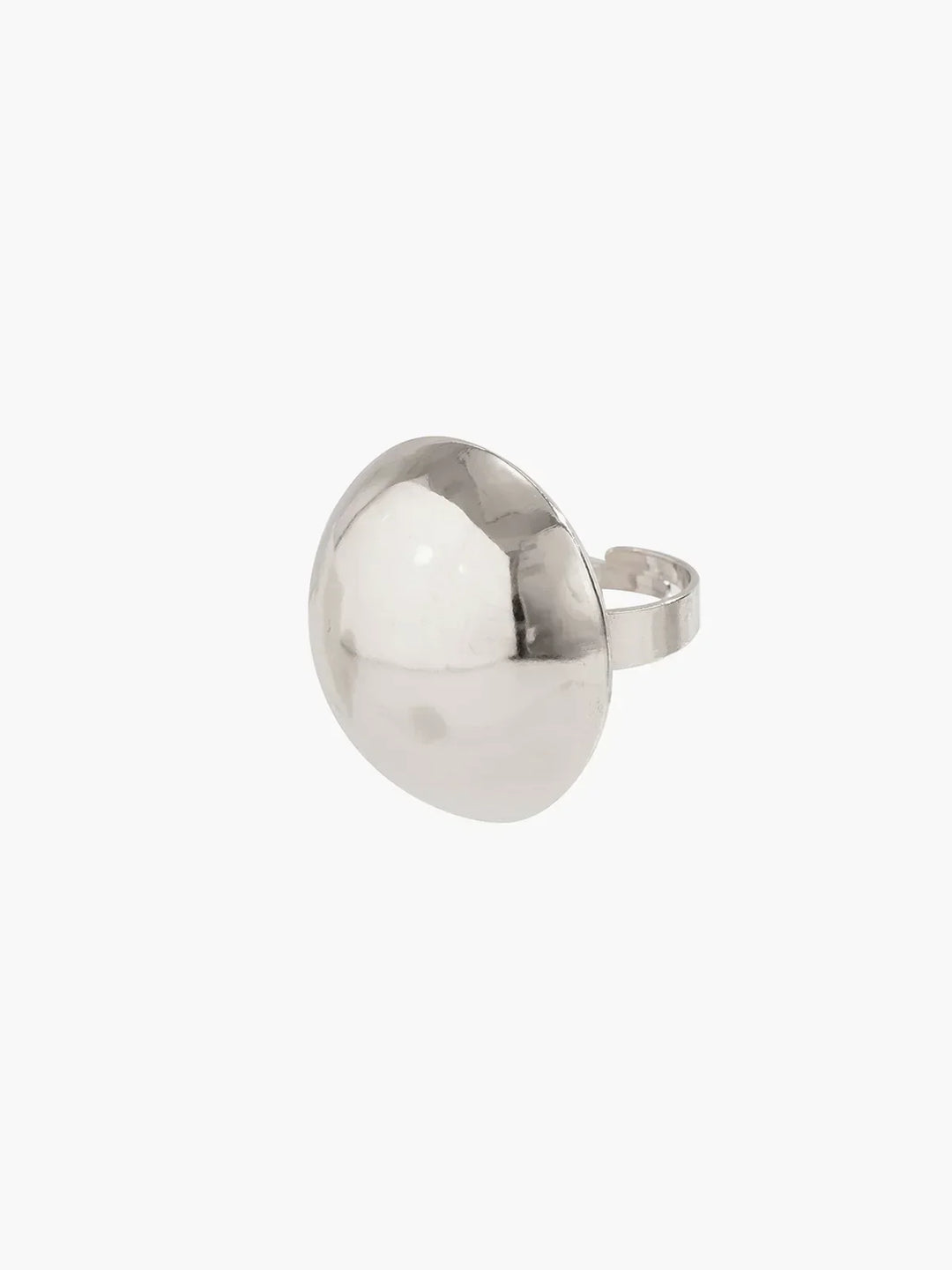 Rayna Geometric Half Ball Ring