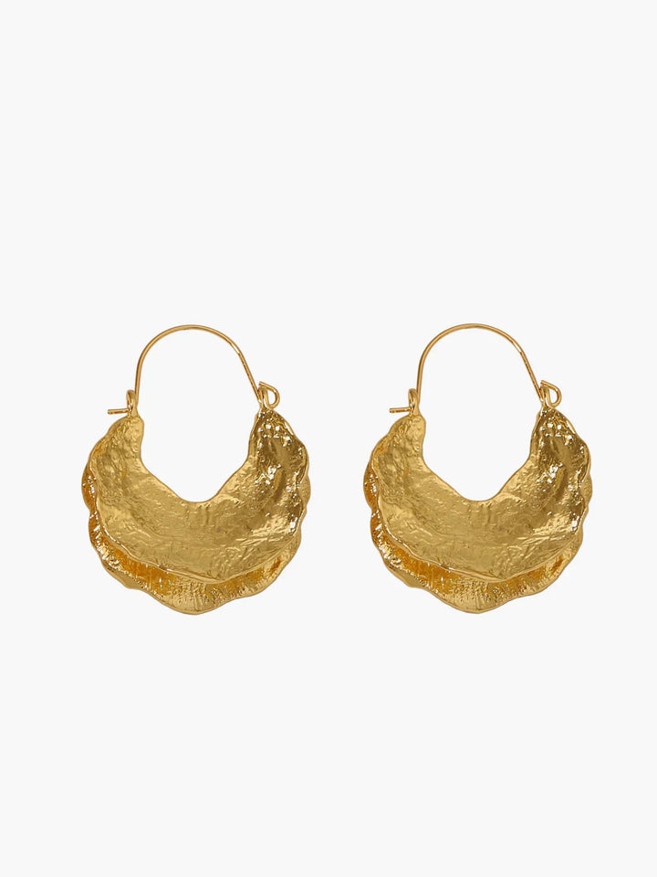 Fulani Basket Round Earrings