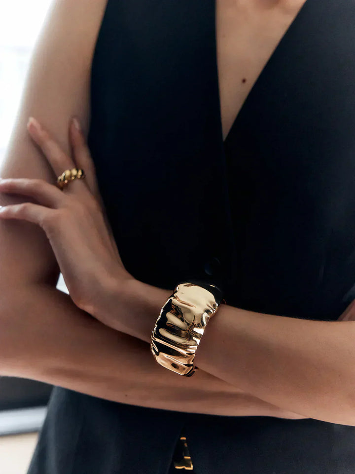 On The Edge Vintage Cuff Bracelet