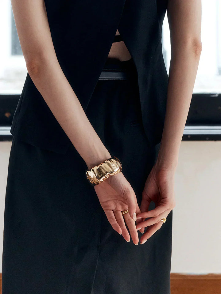 On The Edge Vintage Cuff Bracelet