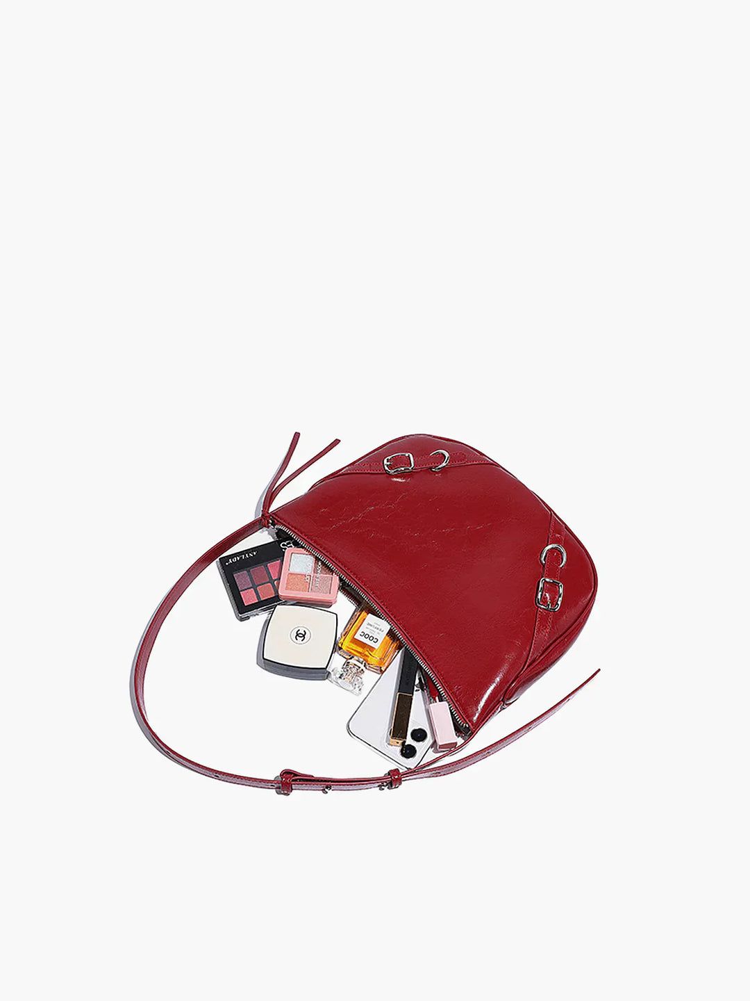 Never Do That Zipper Shoulder Bag