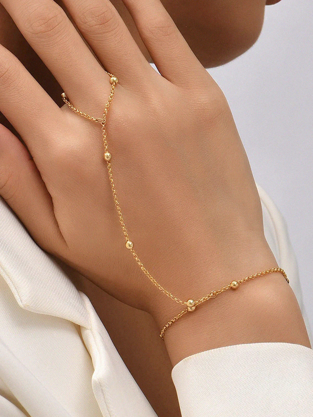 Mecca Bead Chain Mittens Bracelet