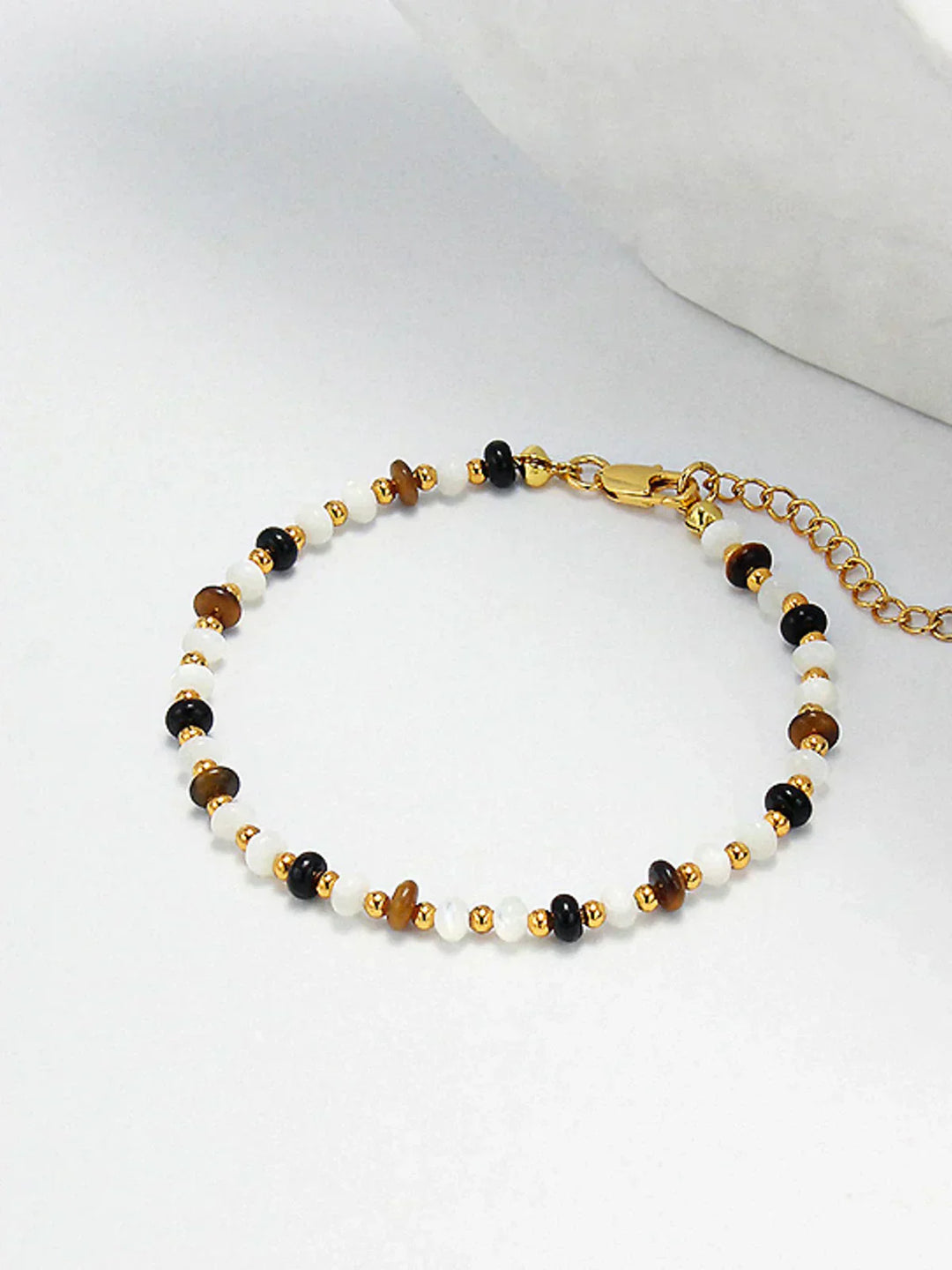 Cally Tiger Eye Beaded Bracelet