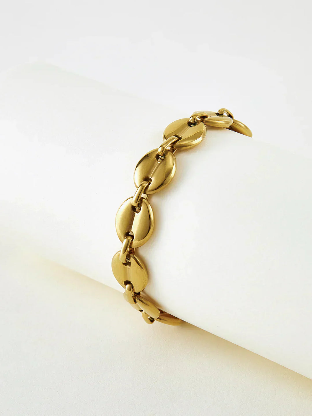 Luxor Golden Coffee Bean Bracelet