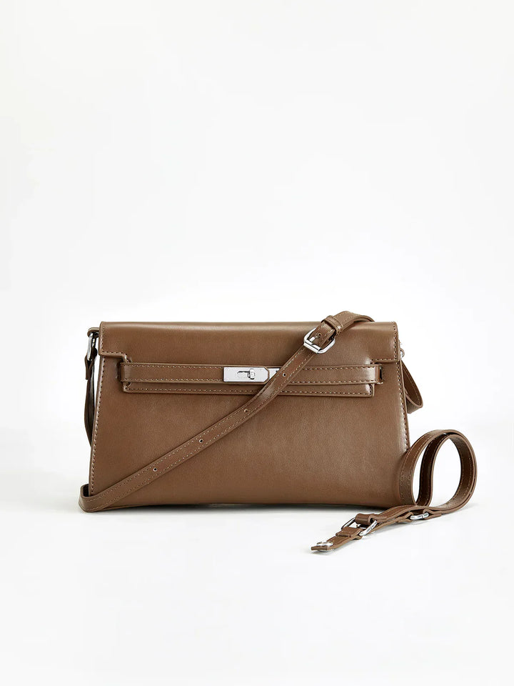 Vesper Flap Soft-Buckle Tote Bag