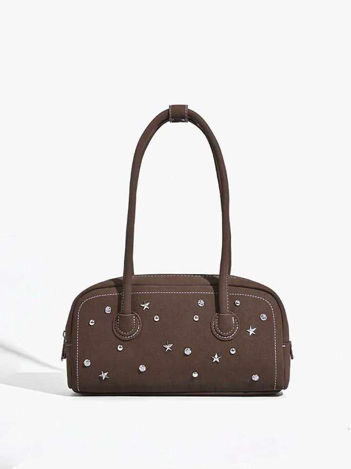 Made Mistake Rhinestone Handle Bag
