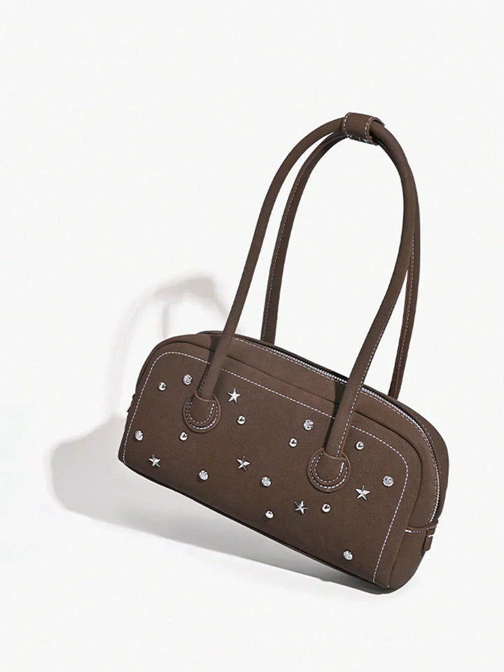 Made Mistake Rhinestone Handle Bag