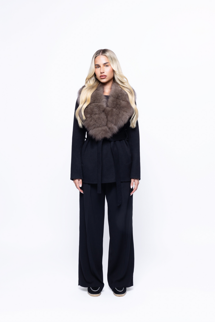 Fur Collar Coat