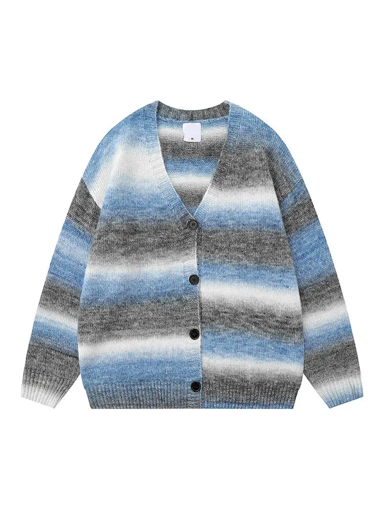 ASH – Unisex V-neck Knitted Cardigan