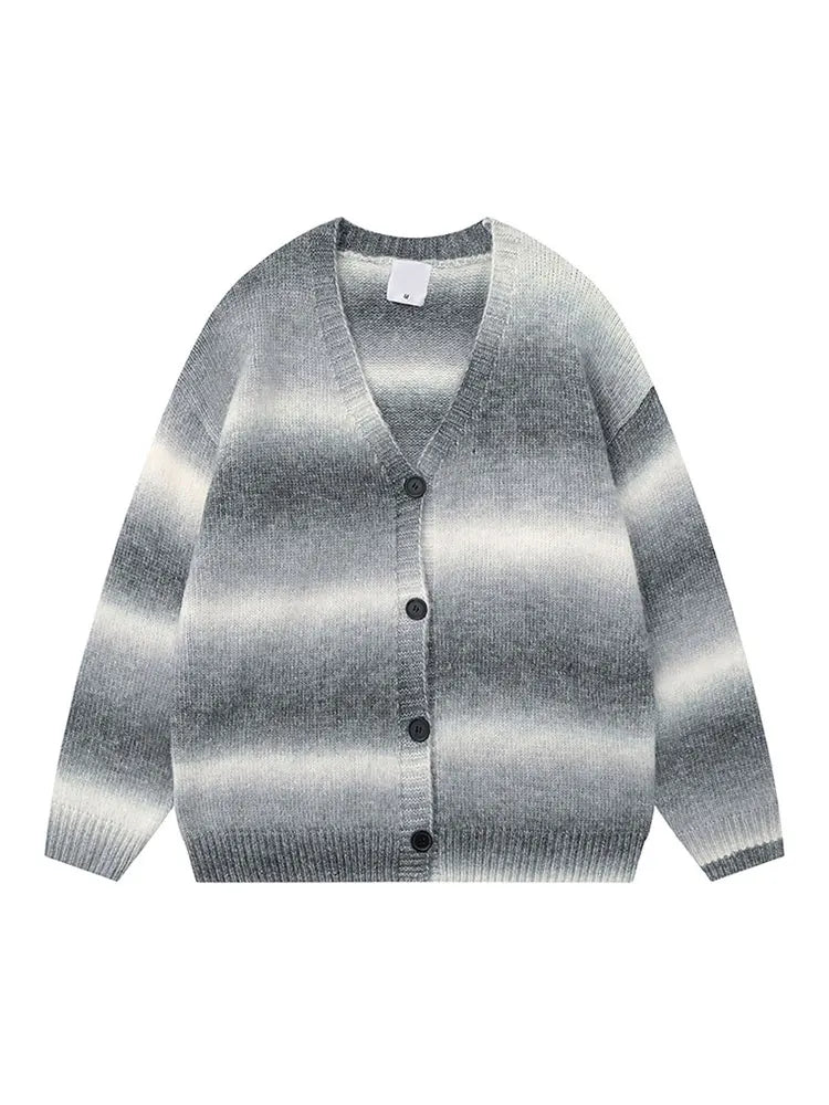 ASH – Unisex V-neck Knitted Cardigan
