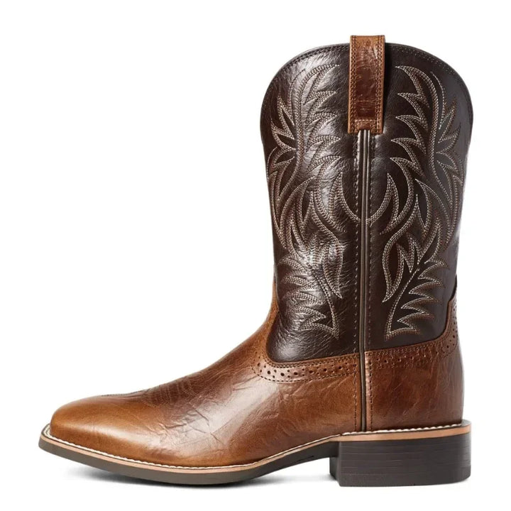 CARSON – Men’s Embroidered Retro Cowboy Boots