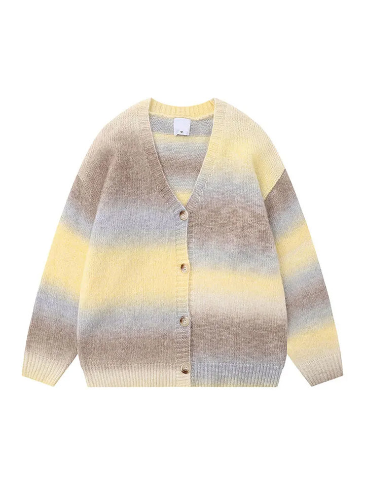 ASH – Unisex V-neck Knitted Cardigan