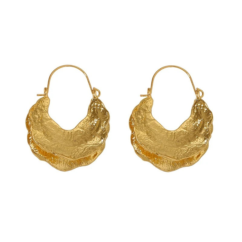 Fulani Basket Round Earrings