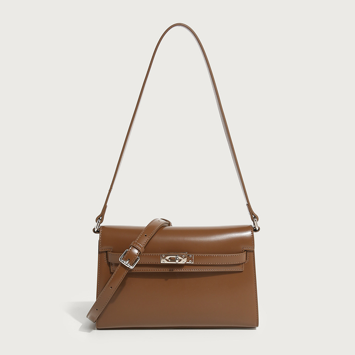 Vesper Flap Soft-Buckle Tote Bag