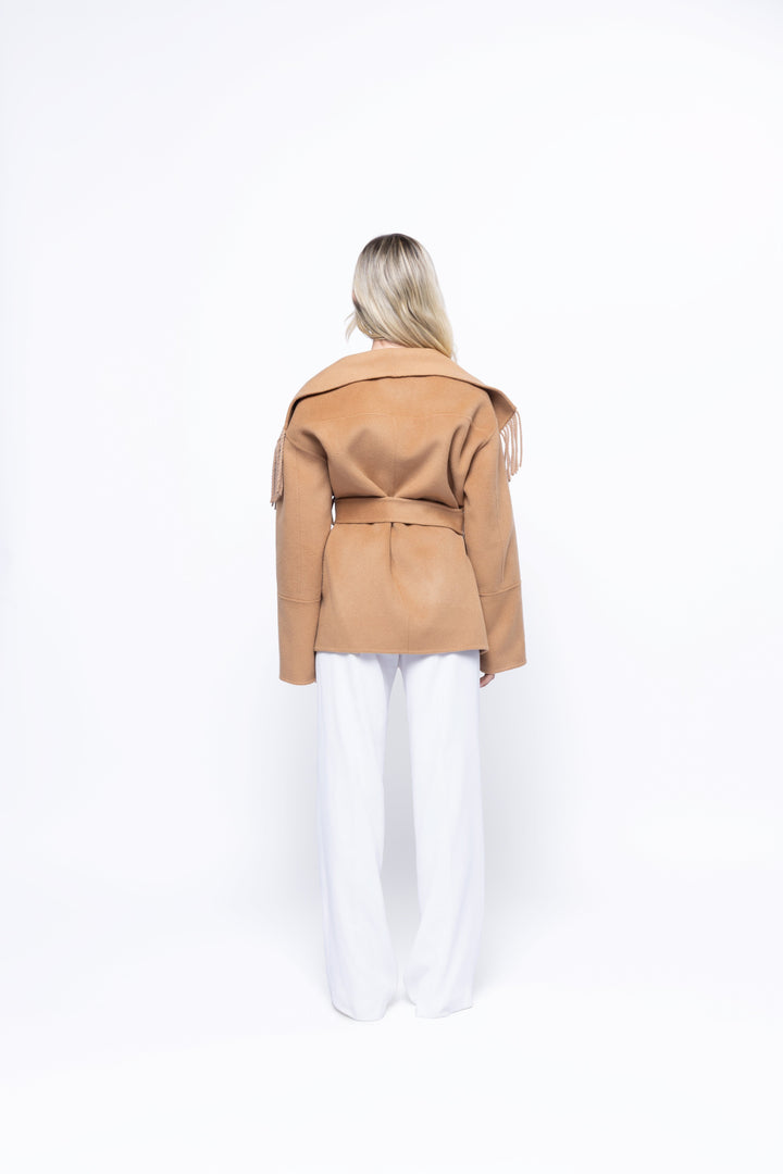 Aubrelle Fringe Coat