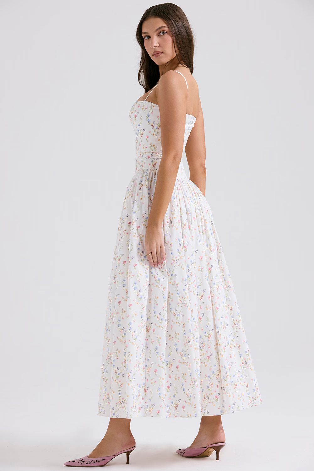 Lucille Taffeta Dress