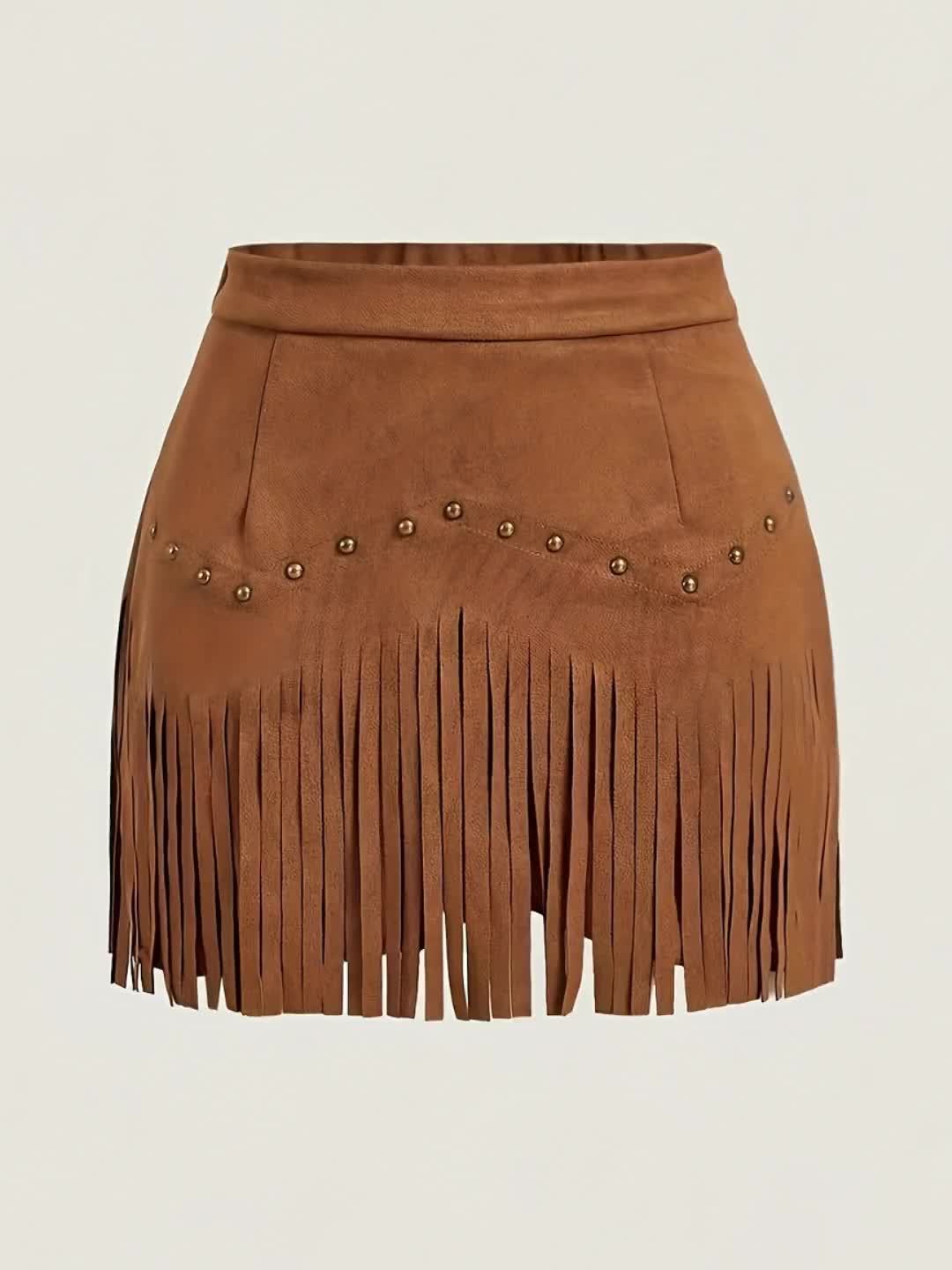 Delphine Frange Skirt