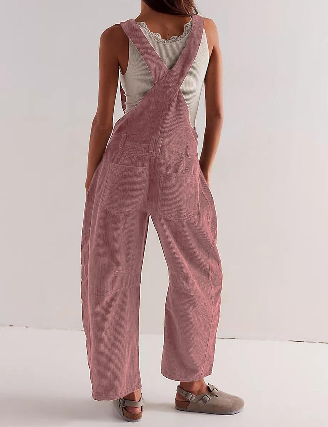 Camille Velours Overalls