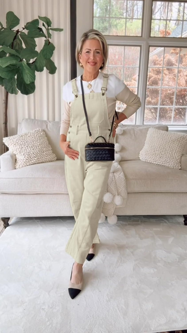 Camille Velours Overalls