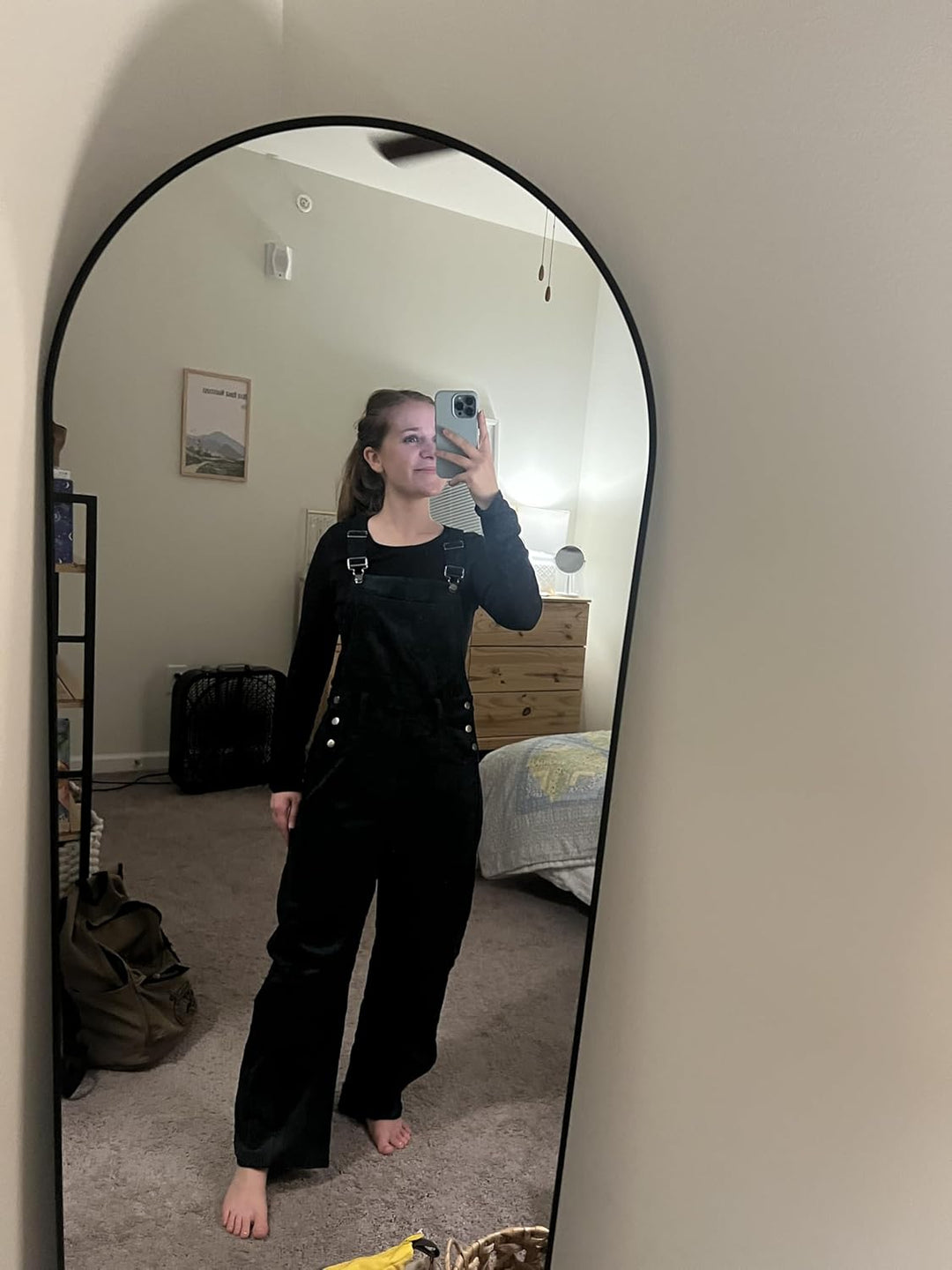 Camille Velours Overalls