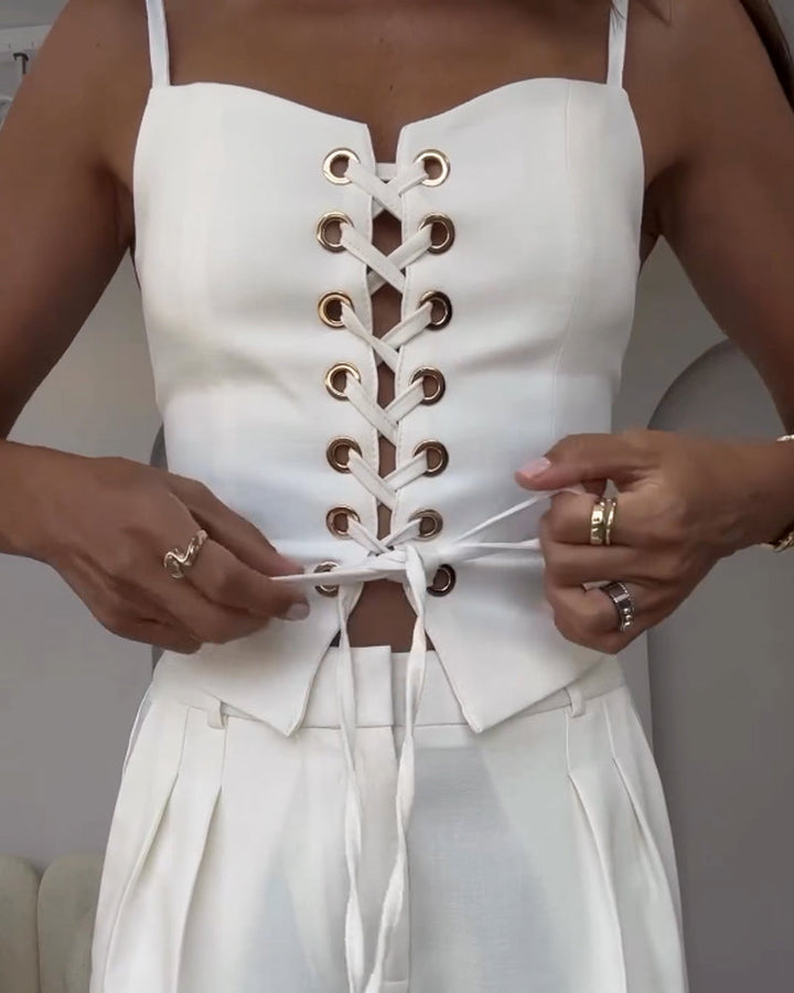 Oasis String Top Two Piece Set