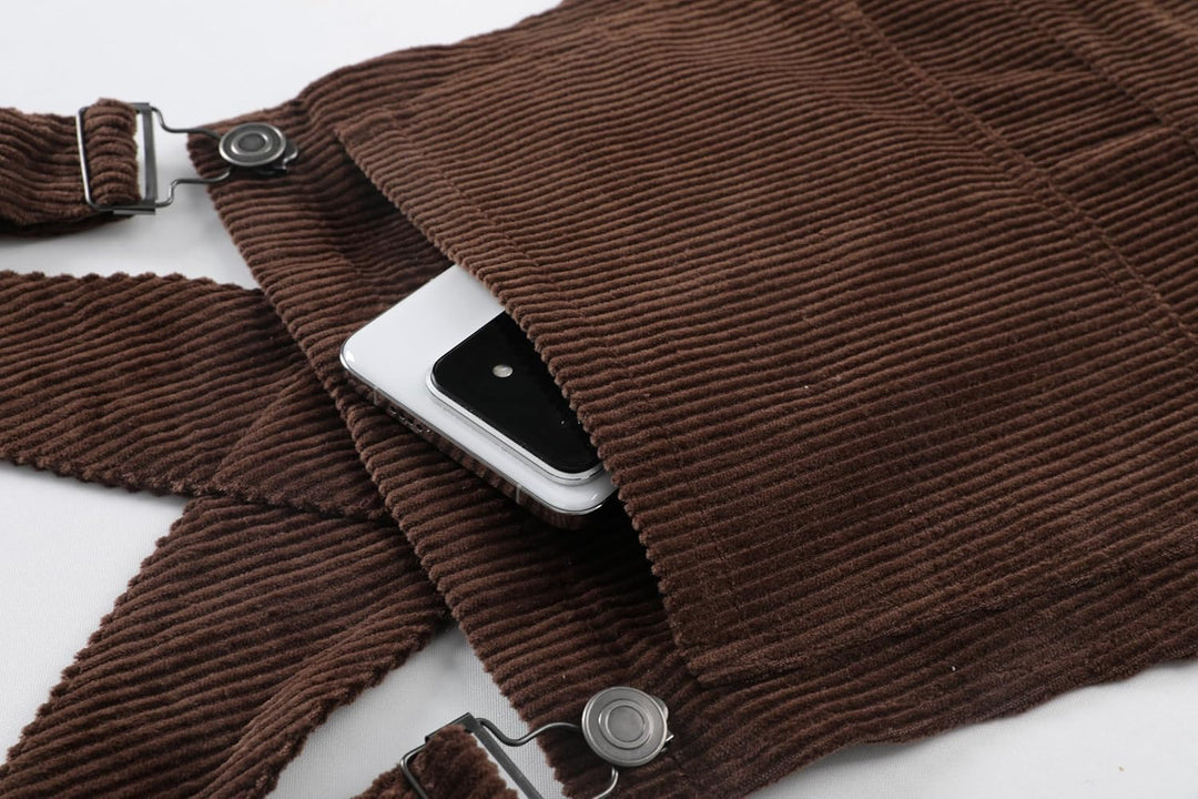 Camille Velours Overalls