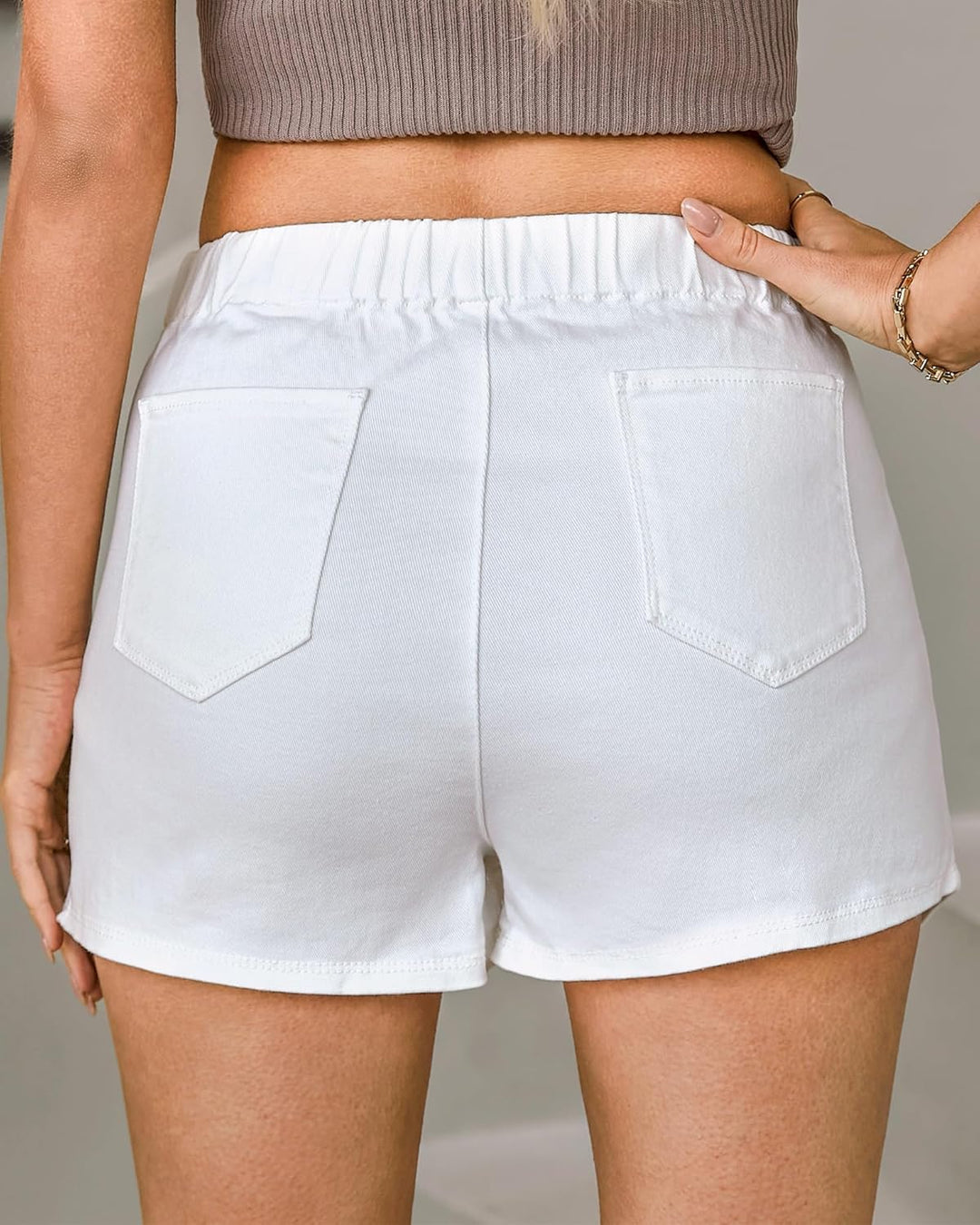 The Denim Wrap Skort