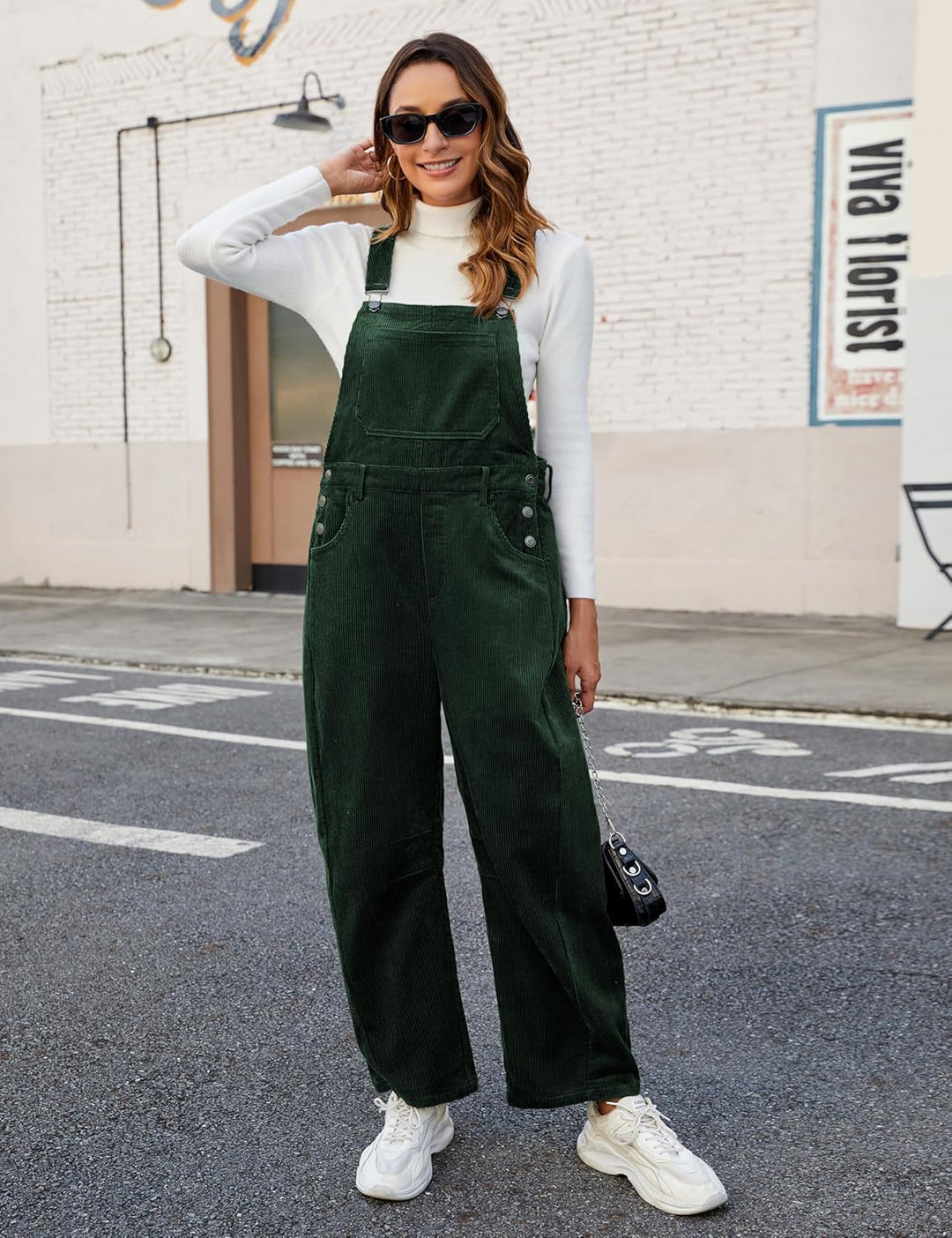 Camille Velours Overalls