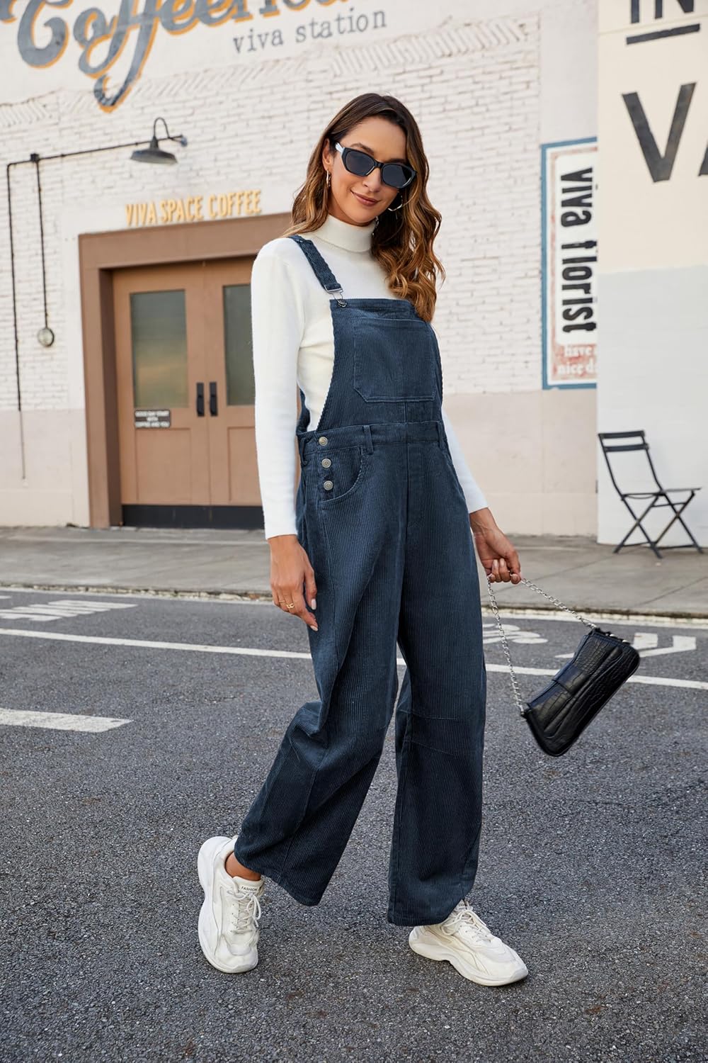 Camille Velours Overalls