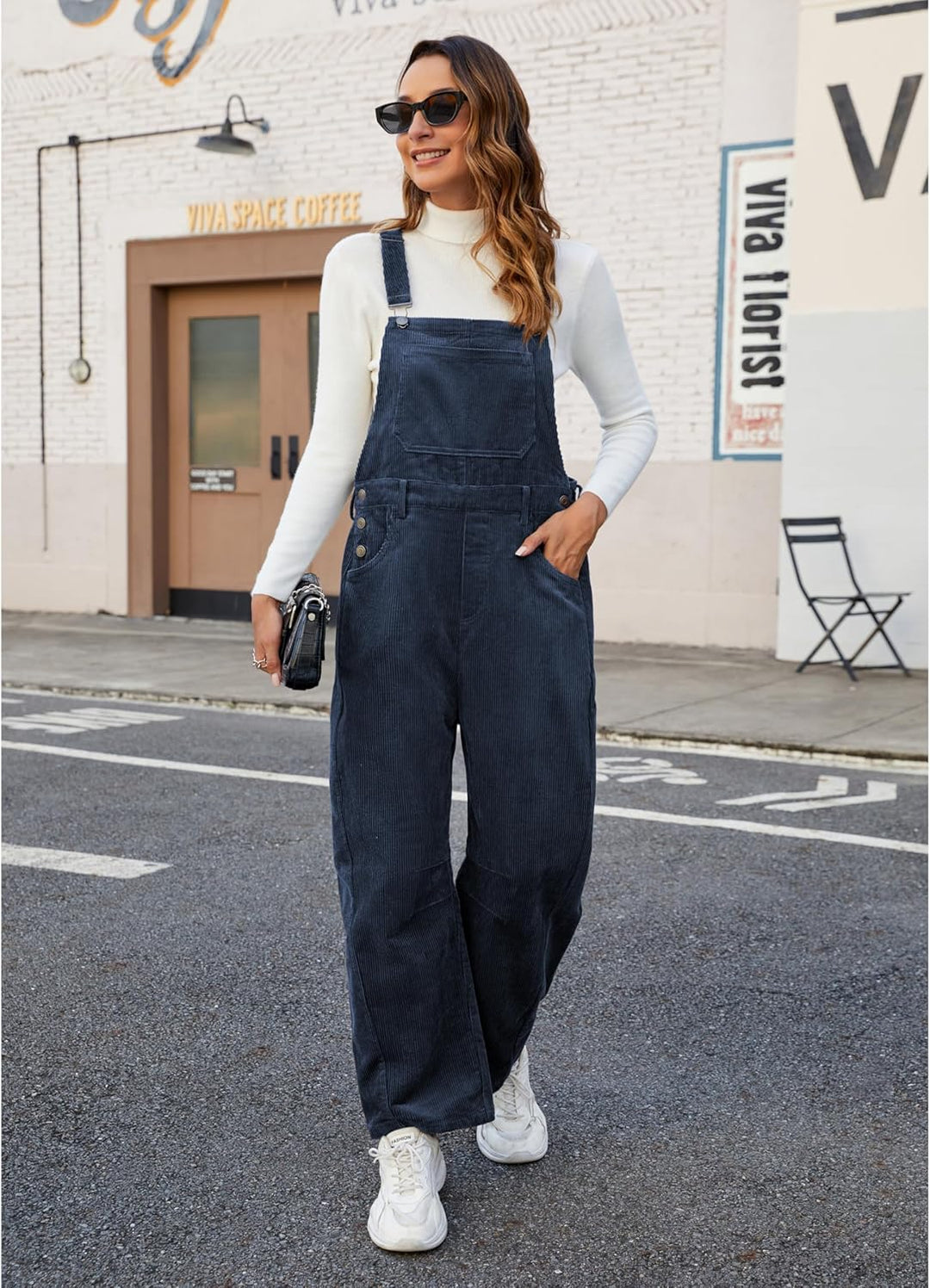Camille Velours Overalls