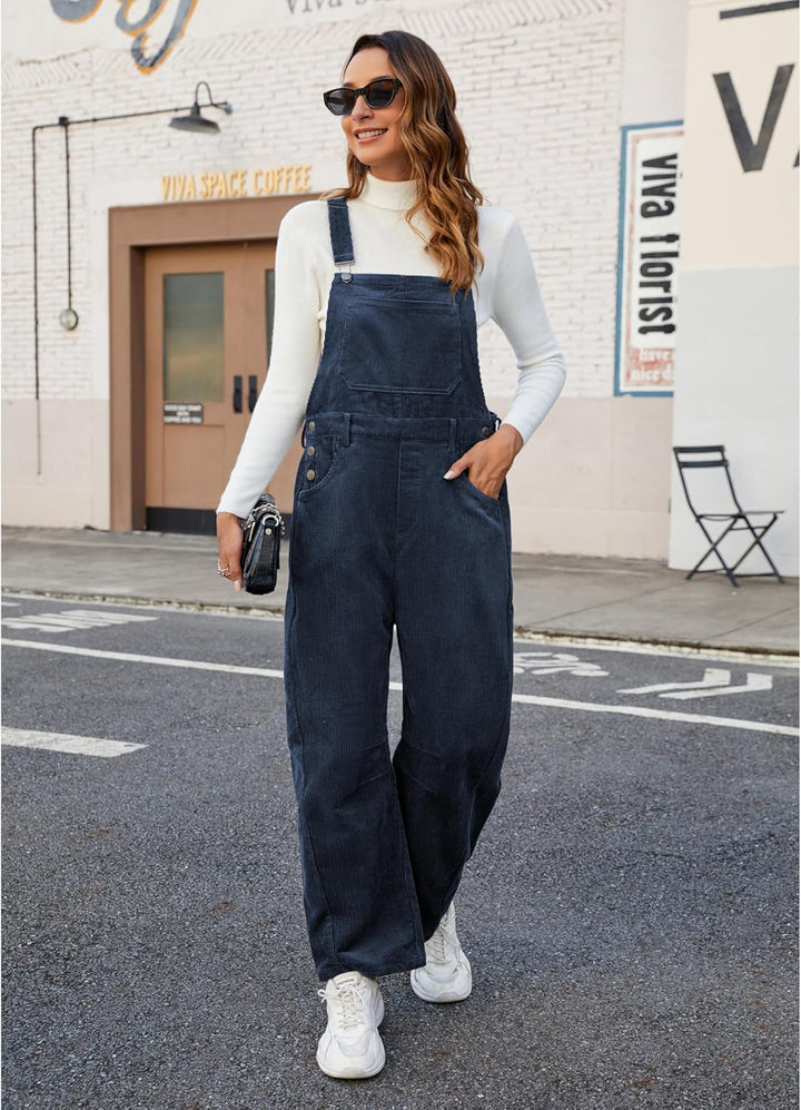 Camille Velours Overalls