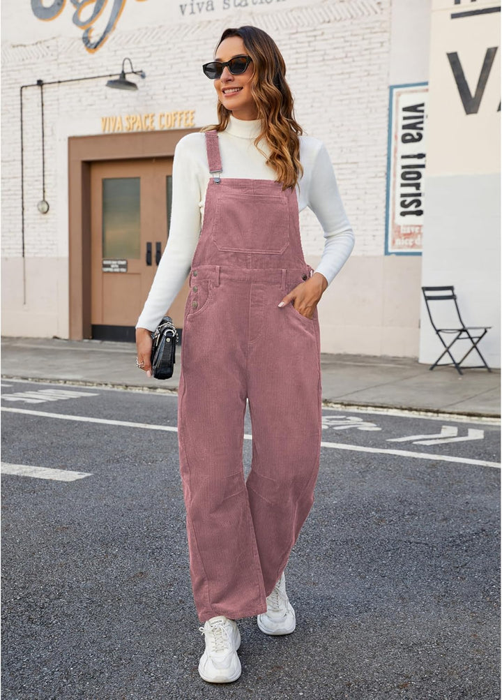 Camille Velours Overalls