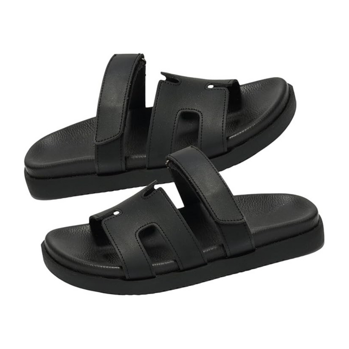 MAYVEN - Leather Slide Sandals