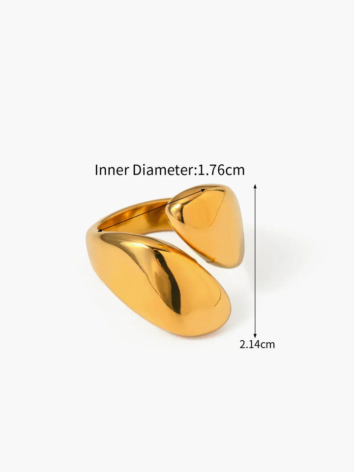 Georgie Oversize Heart Love Ring