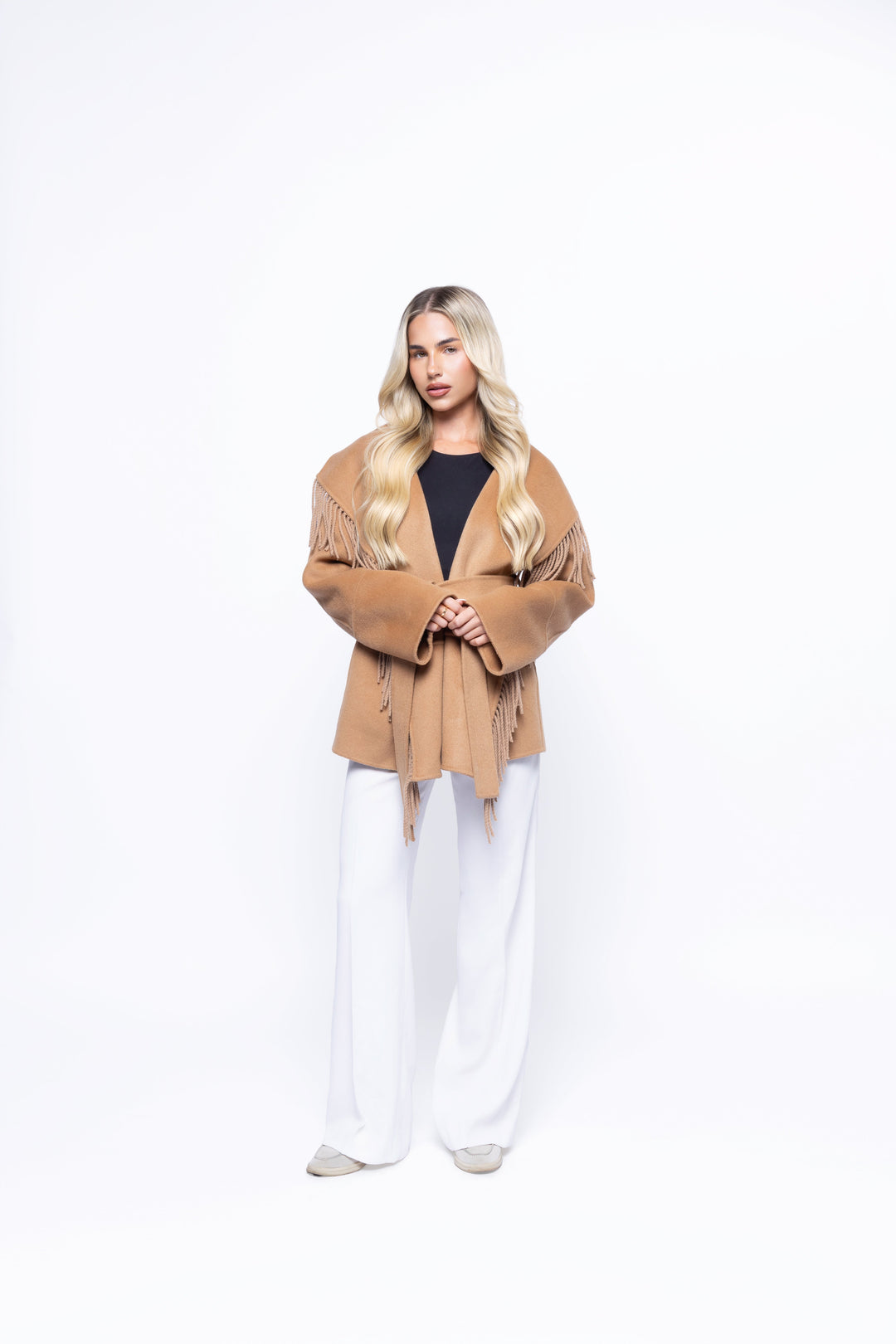 Aubrelle Fringe Coat