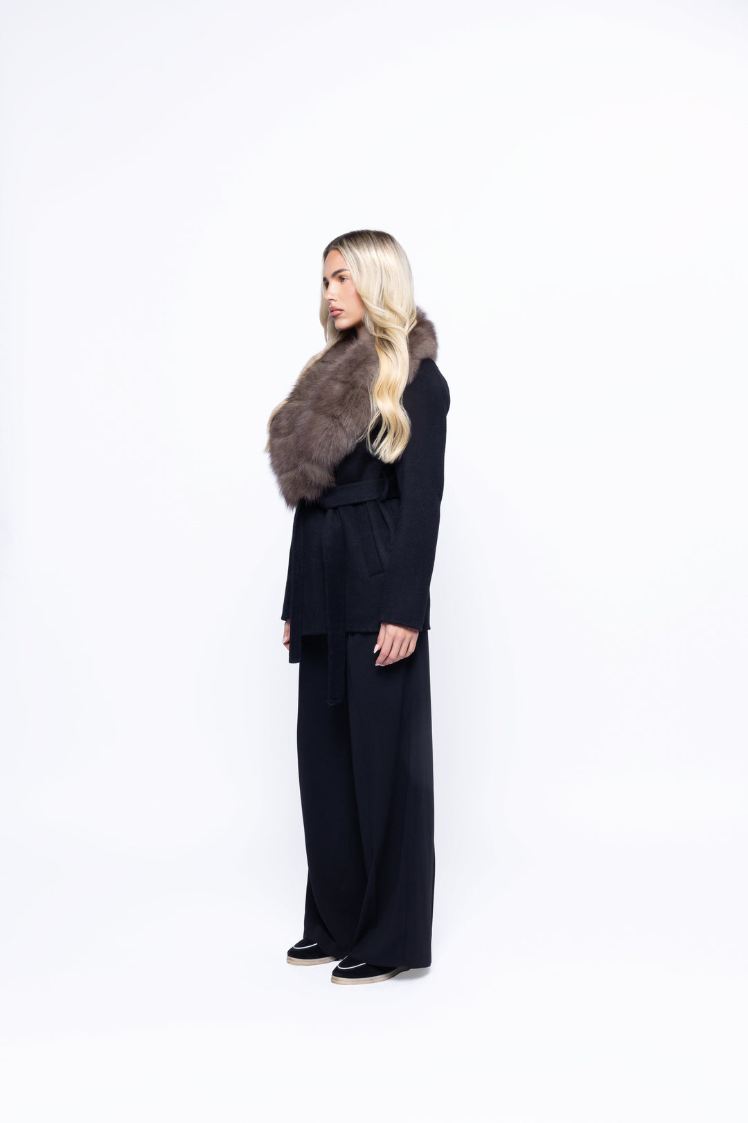 Fur Collar Coat