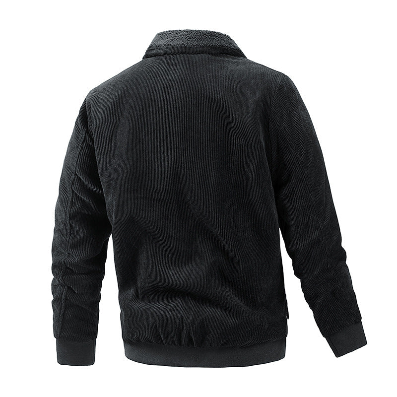 JIMMY - Bomber Jacket With Wool Lining