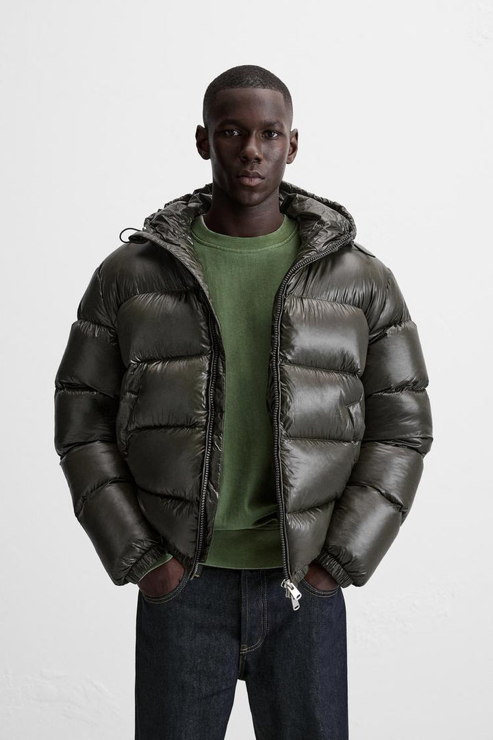 LORO - Men’s Hooded Puffer Jacket Winter Warm