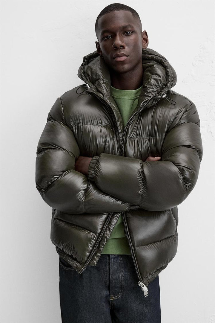 LORO - Men’s Hooded Puffer Jacket Winter Warm