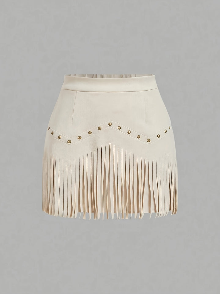 Delphine Frange Skirt