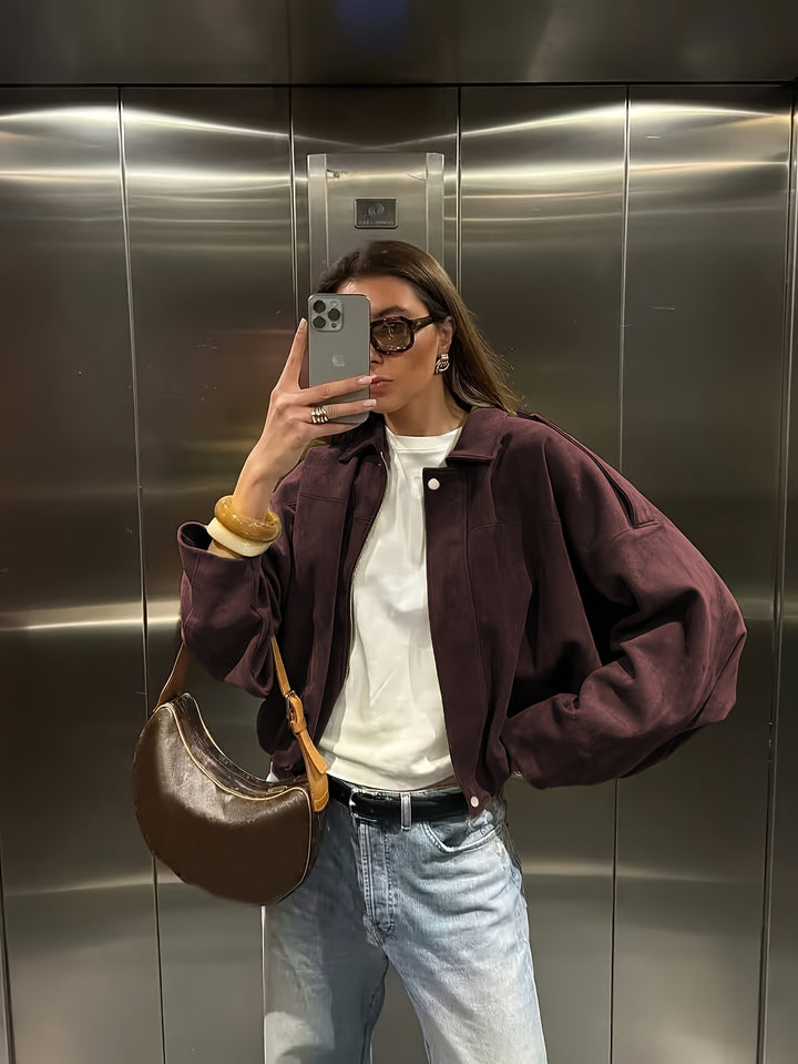 Sabine Suede Jacket