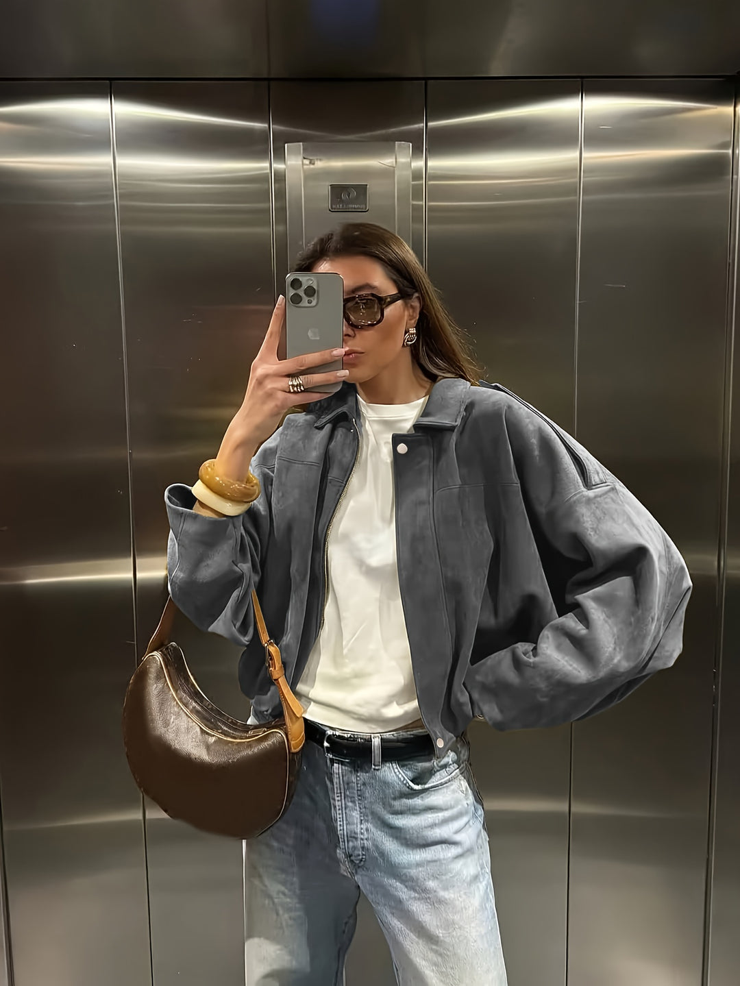 Sabine Suede Jacket